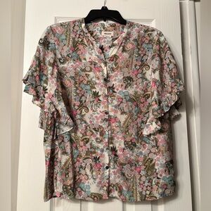 Zadig & Voltaire tafi soft yoko flower top small